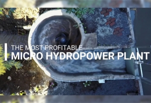 For the first time in France, hydroelectric turbine installed on drinking water network