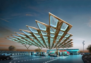 ENOC Group reveals its newest service station design for Expo 2020 Dubai