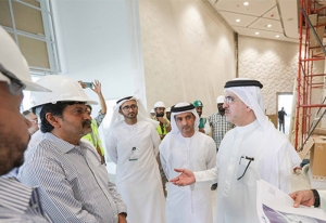 DEWA checks the site of Innovation Centre project for progress review