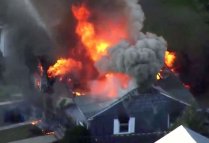 Fires, gas explosions rock multiple US towns near Boston