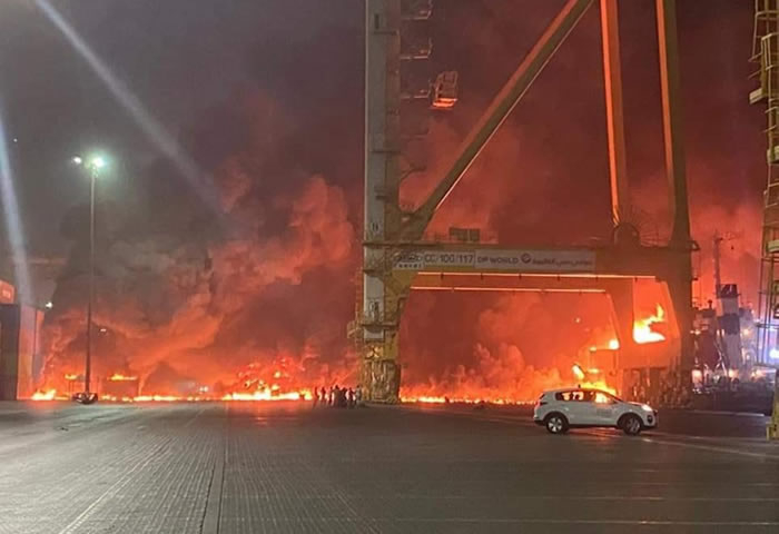 Oil tanker blasts at Jebel Ali port, causing no casualties
